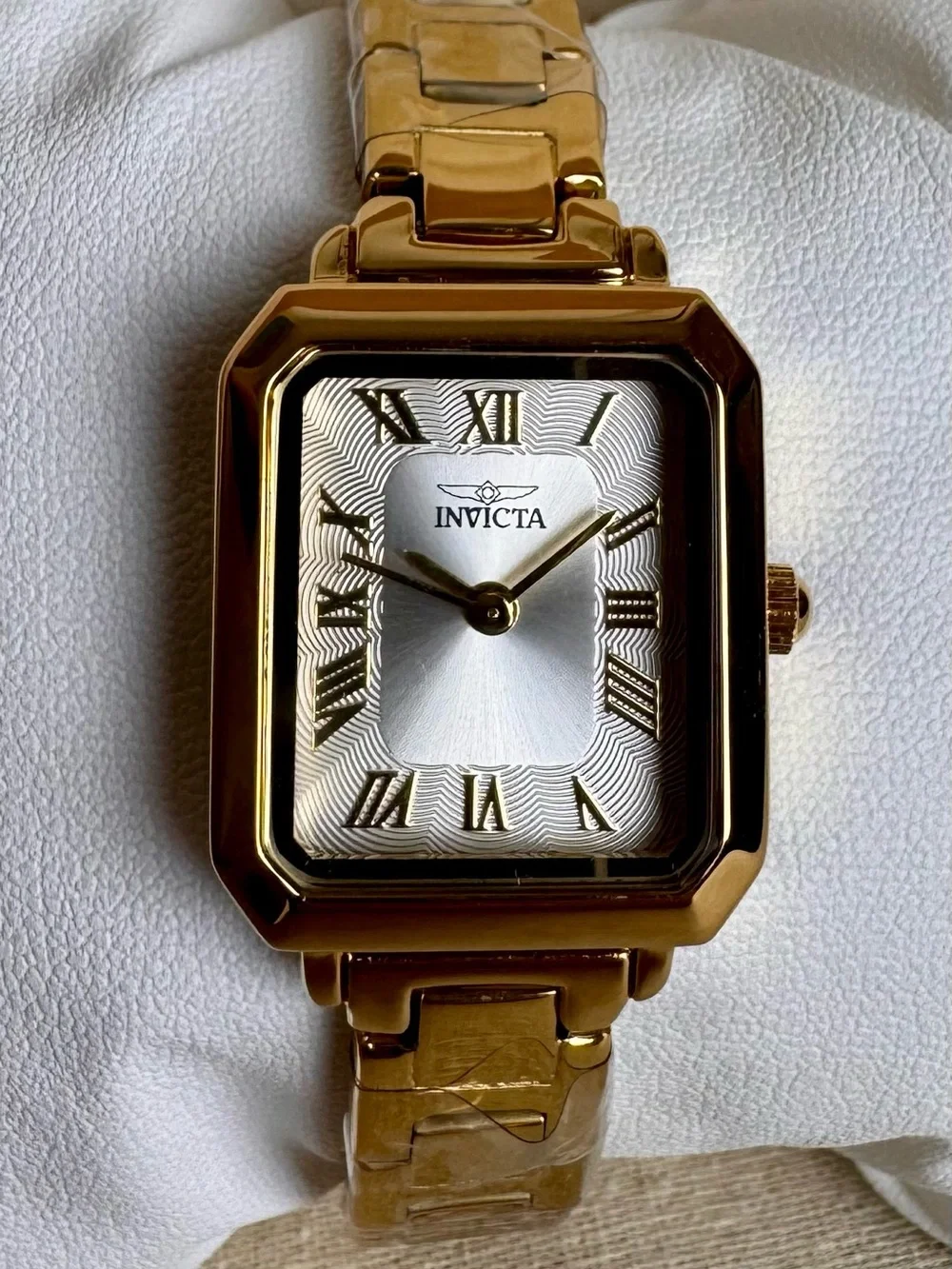 Invicta Celestial Gold-tone Tank-style 21mm Quartz Watch 70249 NWT